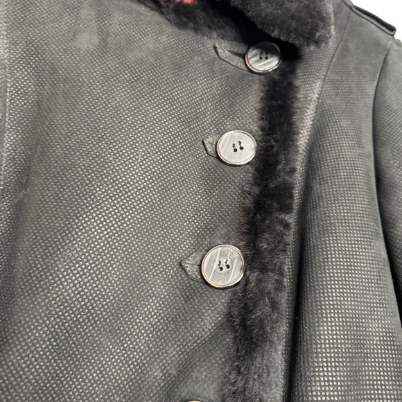 Denimaxx Couture Black Lambskin Jacket Long Coat Women’s Small - Picture 3 of 15